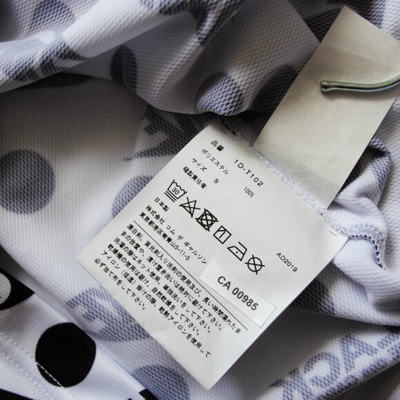 BNWT AW20 COMME DES GARCONS BLACK x NIKE LS TSHIRT JERSEY S - Picture 10 of 14